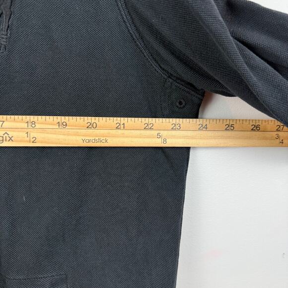 Polo Ralph Lauren Hoodie Jacket XL Mens Black Big Pony Embroidery Button-Up - Picture 8 of 9